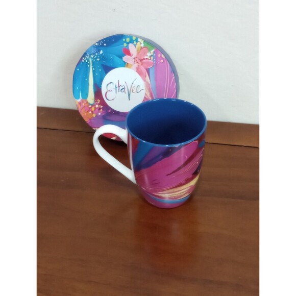 EttaVee Jessi's Garden Floral Coffee Mug - Picture 2 of 3